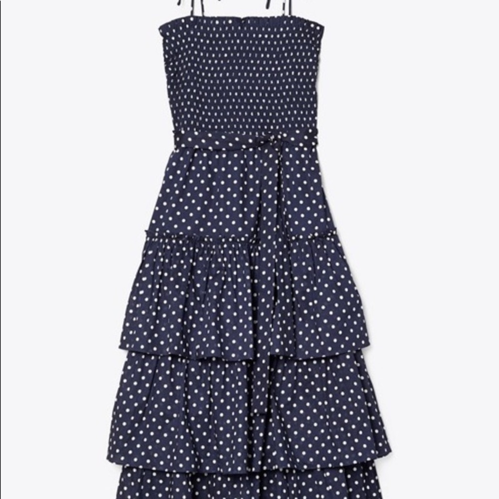 NWT Tory Burch Printed Ruffle Dress